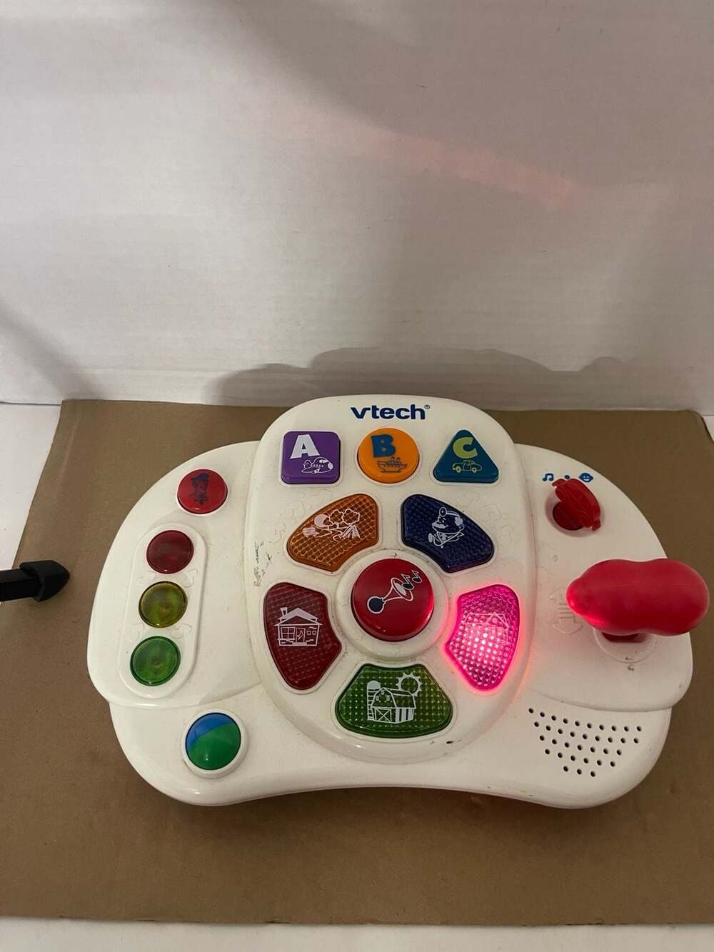 Rare Vintage VTech Baby Infant Development Driving Simulation Toy Works